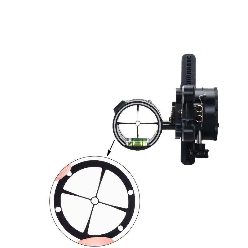 Hunting Bow Compound - アーチェリーコンパウンドボウサイトコアクロスサークルコア照準補助具、精度向上、弓射撃、狩猟アクセサリー