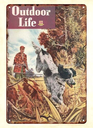 Outdoor Hunting Dogs - インテリア装飾 1948 OUTDOOR LIFE マガジン ハンティング