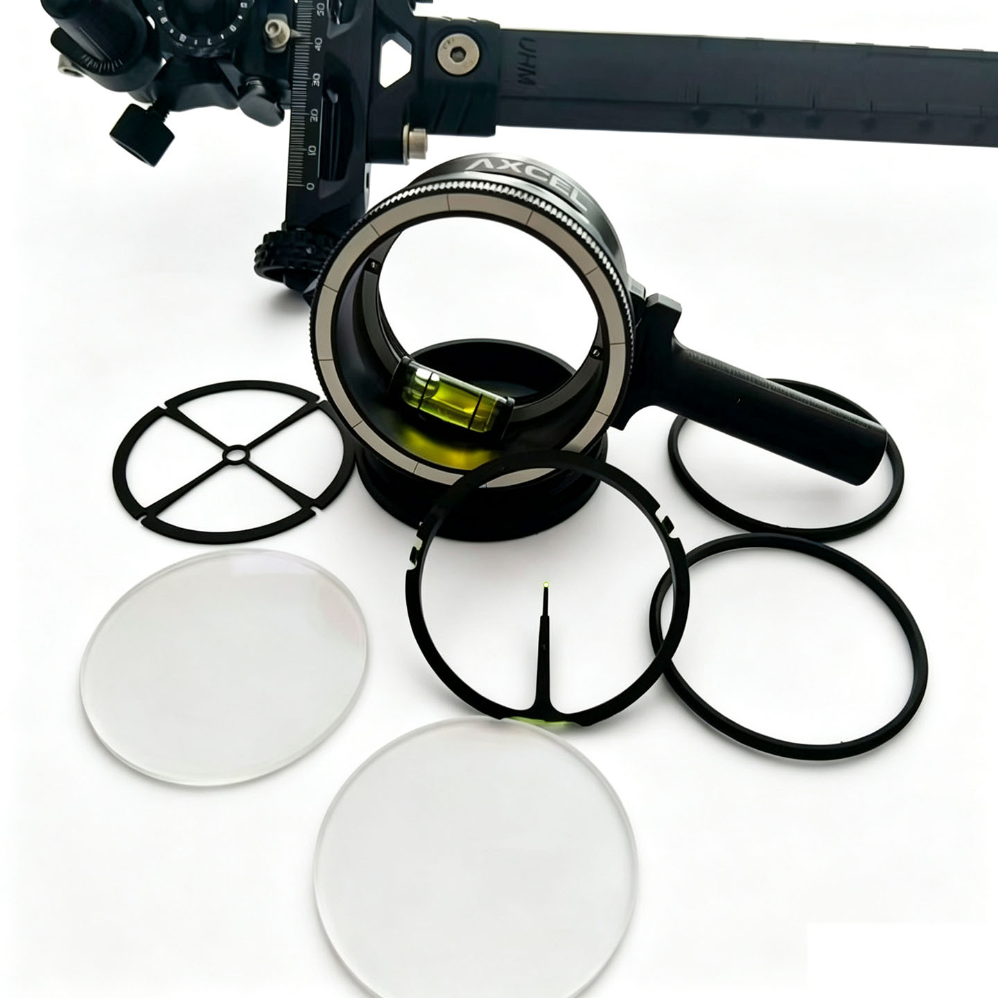 Hunting Bow Compound - AV31/AV41 シングルピンコンパウンドボウサイト、アーチェリースコープ 6倍＆8倍拡大レンズ、左右両用、狩猟や射撃に利用可能