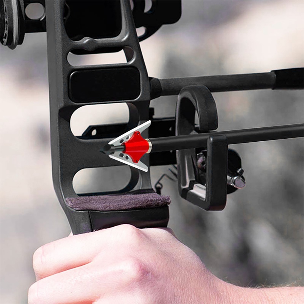 Hunting Bow Compound - 【在庫あり】6個入り ハンティングブロードヘッド 2スプリングスライドブレードブロードヘッド メカニカルタイプ クロスボウとコンパウンドボウに対応