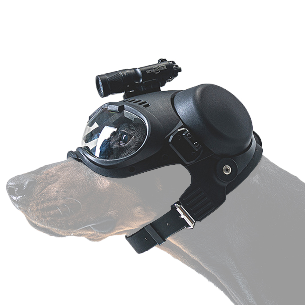 Outdoor Hunting Dogs - 戦術犬用ヘルメット K9 保護ヘルメット ゴーグル付き 大型犬用 屋外狩猟訓練