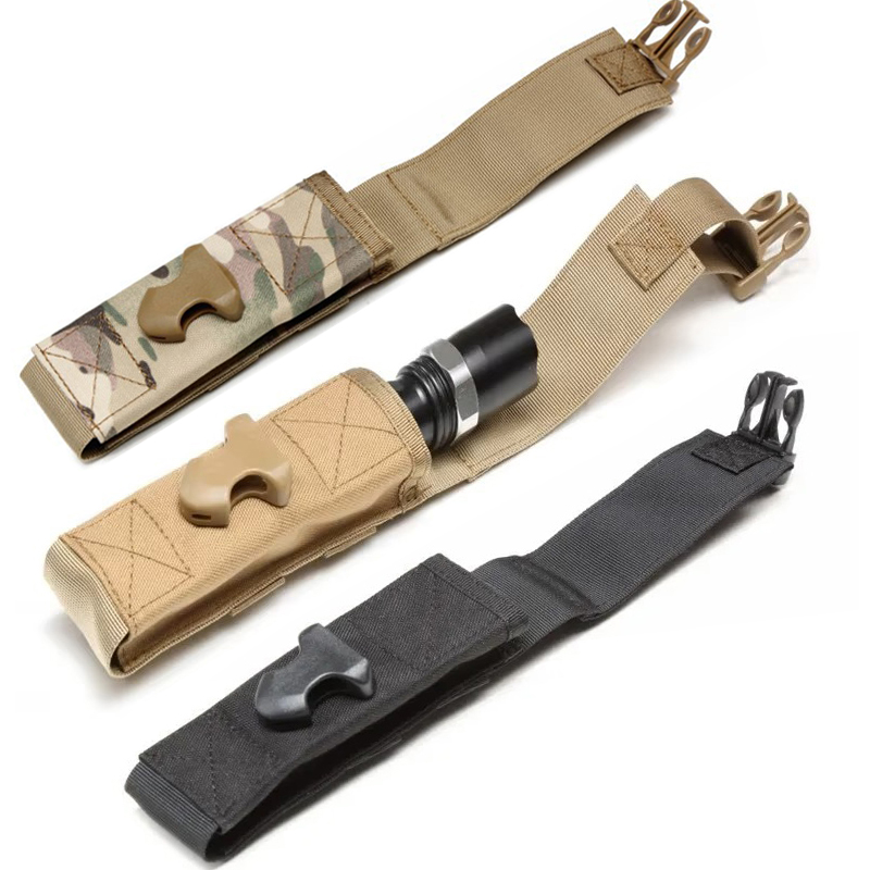 Hunting And Outdoor Supplies - 懐中電灯用ポーチ、トーチホルダー、Molleシステム対応EDCツール、ウエストバッグ、アウトドアスポーツ、キャンプ、ハイキング、狩猟用アクセサリー、ハサミ用カバー。
