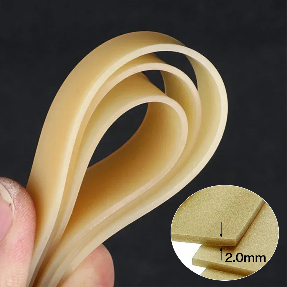 Hunting And Outdoor Supplies - 2/4/6 個の厚みのある狩猟用ゴムバンド 2.0mm 屋外射撃アクセサリー、高弾性高品質ラテックスゴムバンド