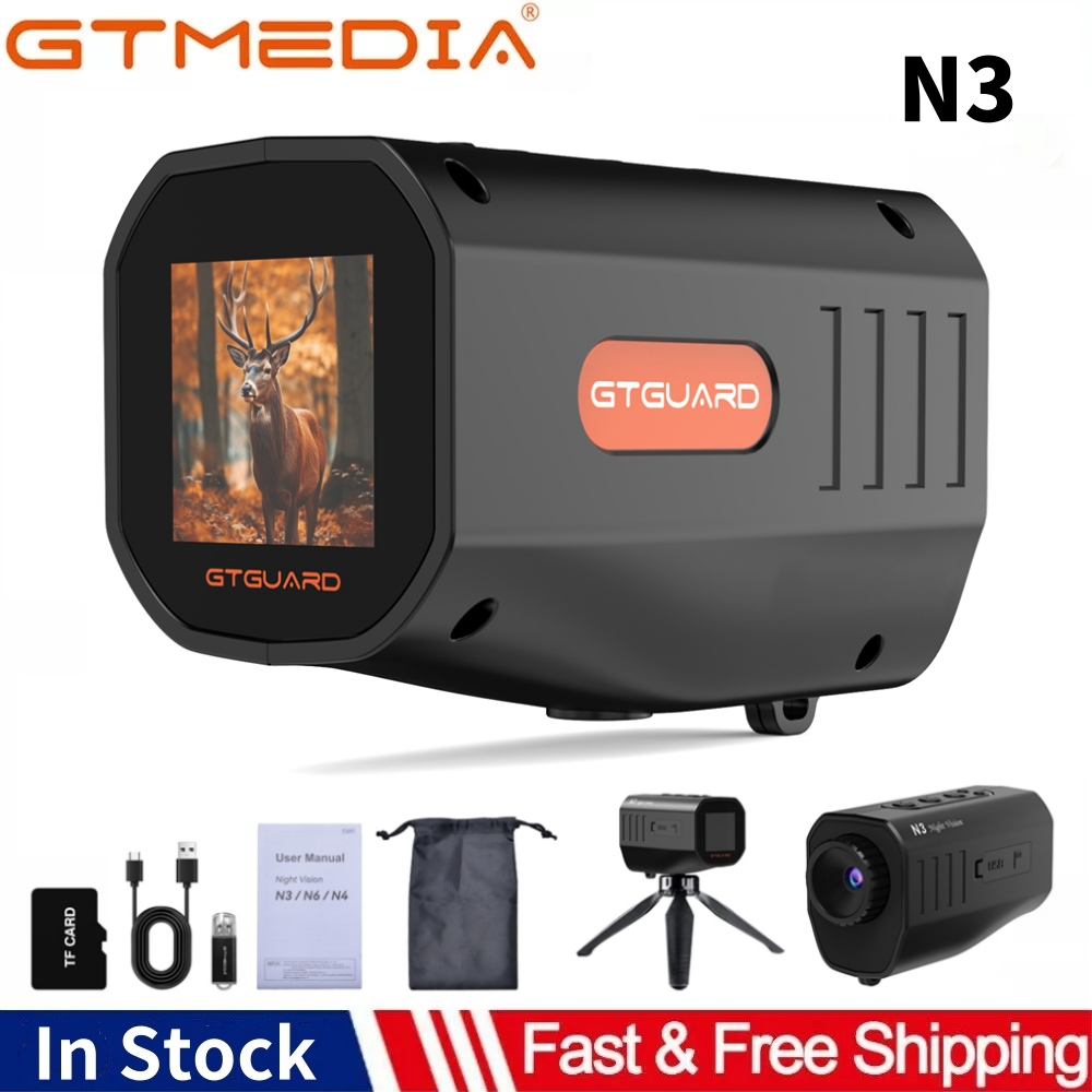 Outdoor Hunting Videos - GTGUARD N3 ナイトビジョン単眼鏡ゴーグル 5倍デジタルズーム ナイトビジョンデバイス アウトドアハンティング、バードウォッチング、ビデオ録画用
