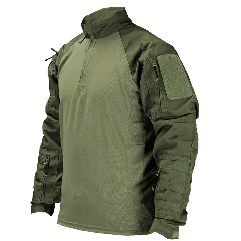 AU 屋外男性マルチカム衣装コンバットシャツ通気性軍戦術シャ - Outdoor Hunting Outfit のレビューと価格