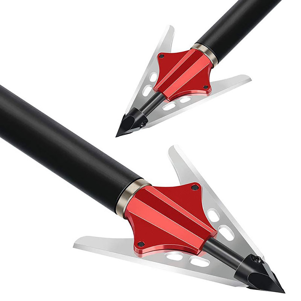 【在庫あり】6個入り ハンティングブロードヘッド 2スプリン - Hunting Bow Compound のレビューと価格