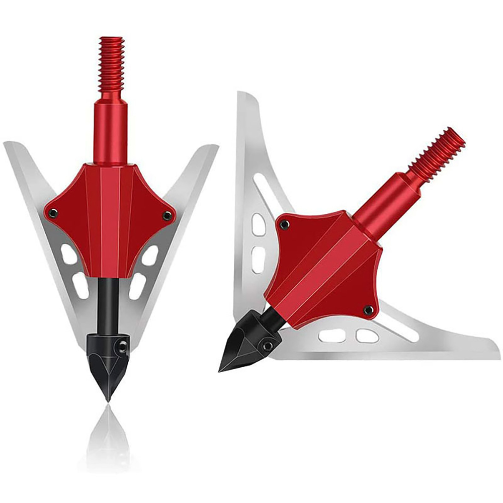 【在庫あり】6個入り ハンティングブロードヘッド 2スプリン - Hunting Bow Compound のレビューと価格