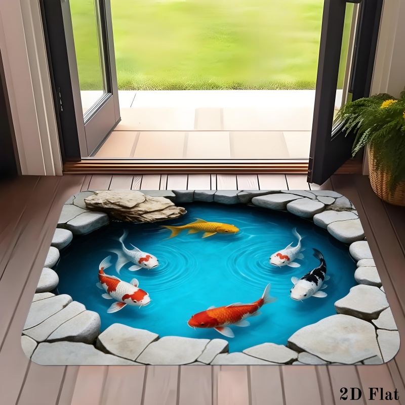 素朴な鹿の頭の形をしたドアマット、木目調、ハンティングロッジ - Hunting Outdoor Rug のレビューと価格
