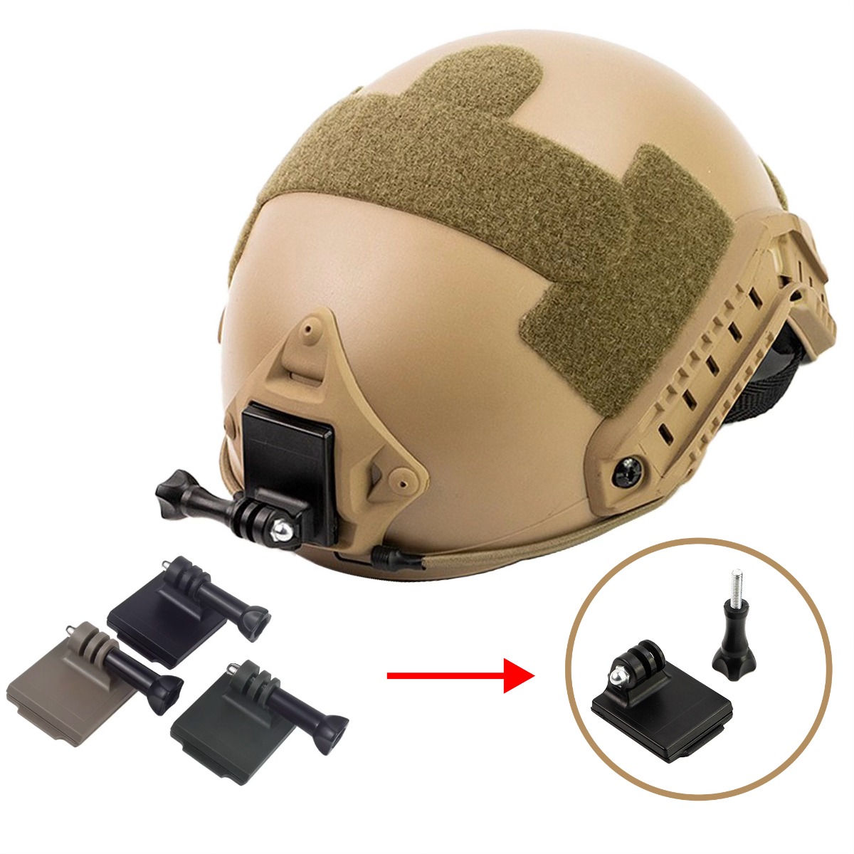 FAST タクティカルヘルメット NVG ヘルメットアダプタ - Hunting And Outdoor Supplies のレビューと価格