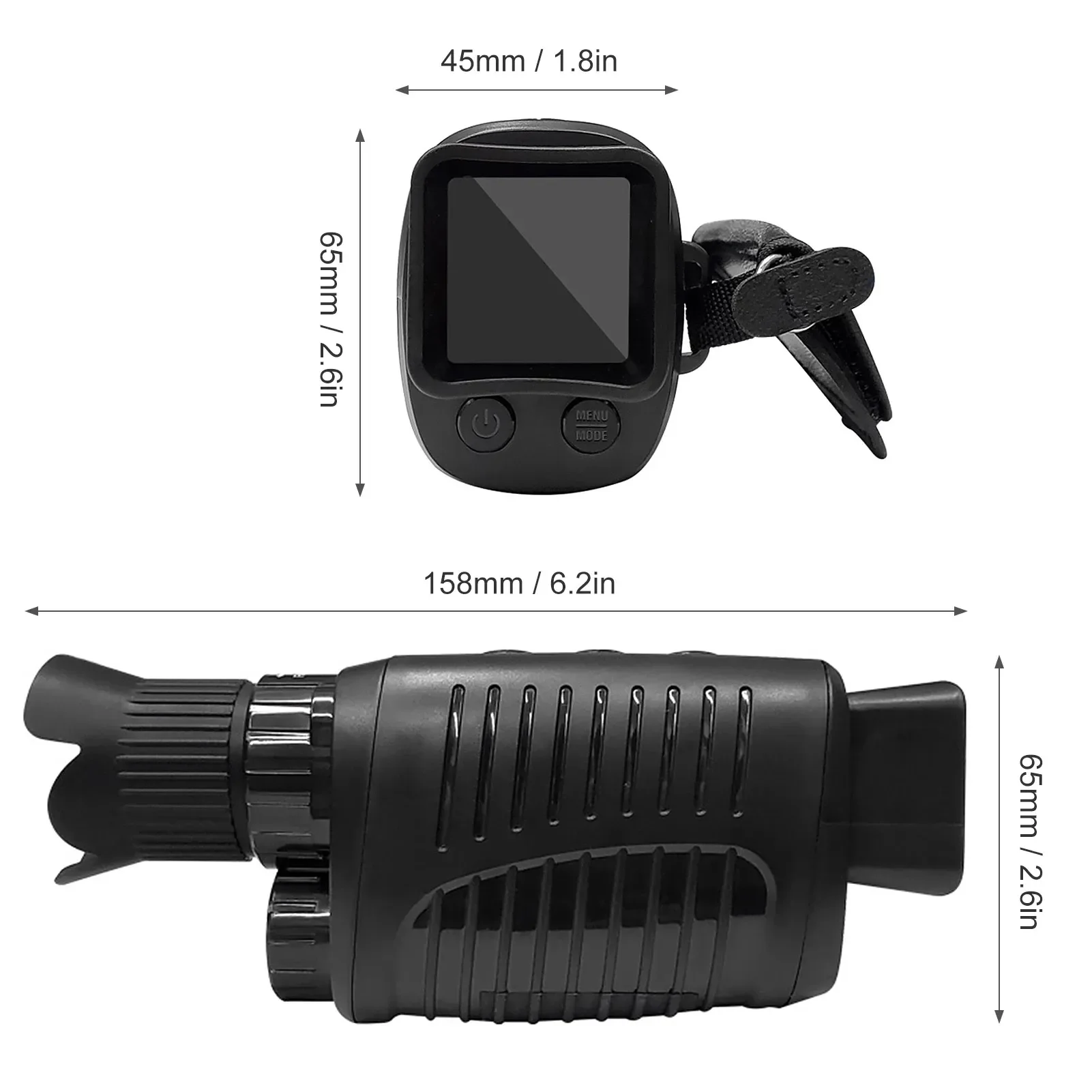 1080P単眼鏡ハンティング望遠鏡カメラ5倍デジタルズーム写 - Outdoor Hunting Videos のレビューと価格