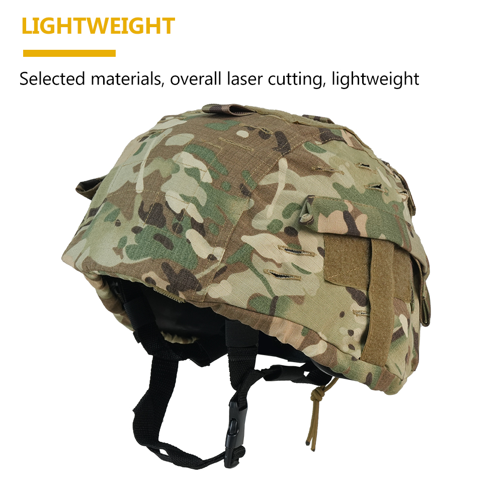 BOOIU 戦術ヘルメットカバー迷彩エアソフトヘルメット布  - Hunting And Outdoor Supplies のレビューと価格