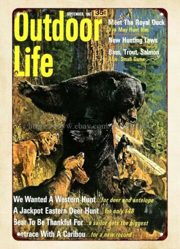 オフィスの壁飾り 1967 アウトドアライフ ベア ハンティ - Outdoor Hunting Dogs のレビューと価格