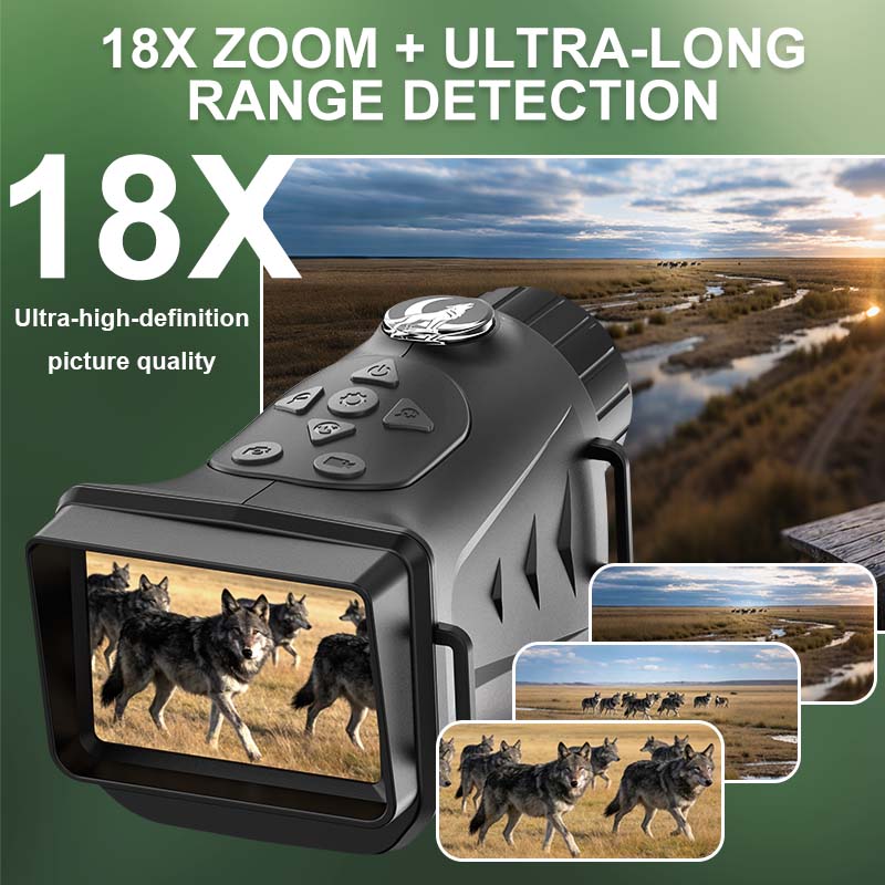 ZIYOUHU NV380 HD赤外線暗視単眼鏡、ビデオ録画 - Outdoor Hunting Videos のレビューと価格