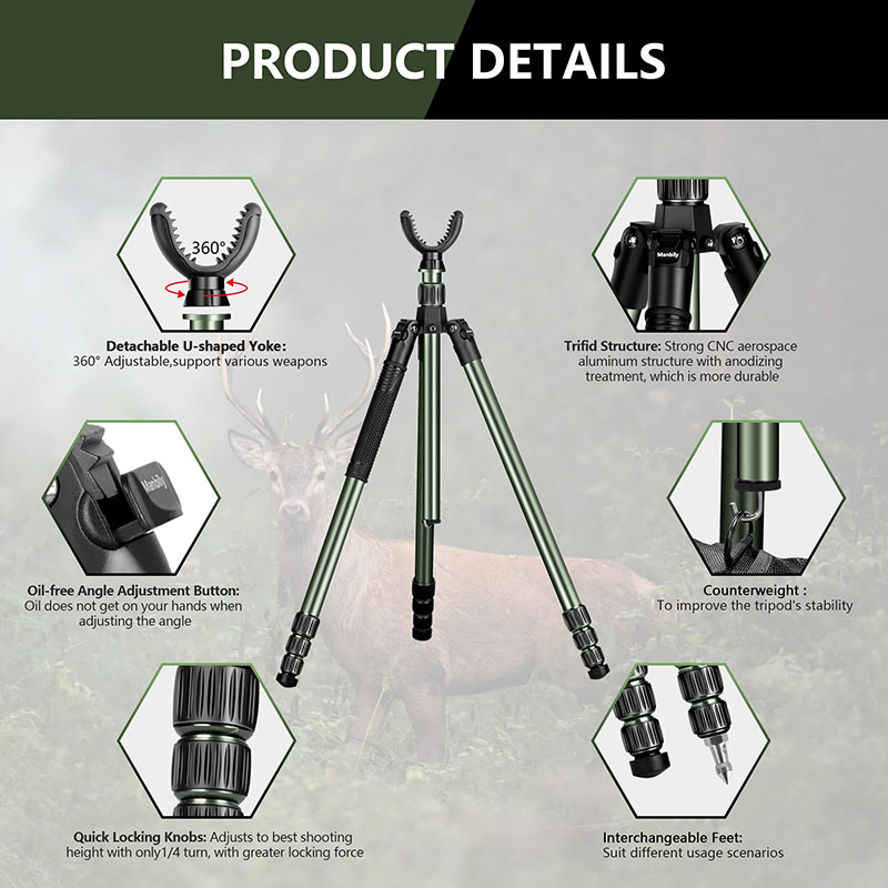 Manbily MA-284GL U-3 サドルマウント付き - Outdoor Hunting Videos のレビューと価格