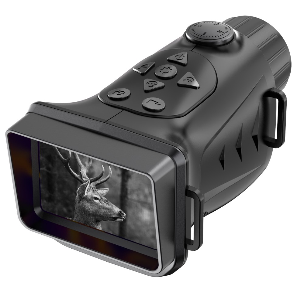 4K赤外線単眼鏡暗視装置、18倍光学ズーム＆Wi-Fi搭載、 - Outdoor Hunting Videos のレビューと価格